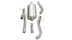 GMC Sierra Denali Performance Exhaust - Single Side Exit - CORSA Performance - Sport Cat-Back - Polished - `02-`06